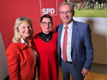 Claudia Zinke, Simona Koss, Matthias Platzeck